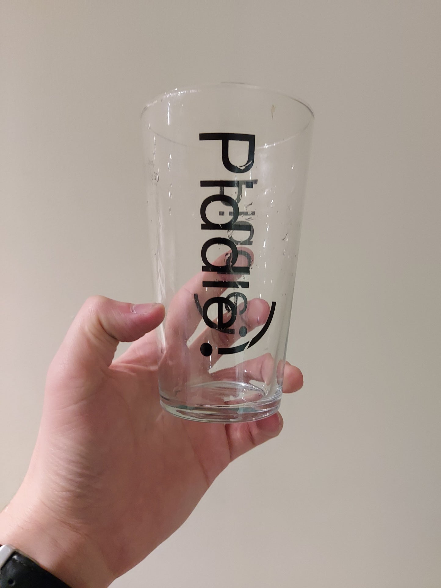 Piddle Beer Glass